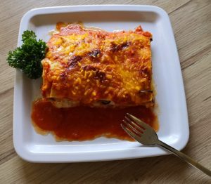 Lasagnes sans gluten farcies  aux légumes du soleil