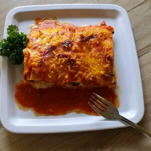 Lasagnes sans gluten farcies  aux légumes du soleil