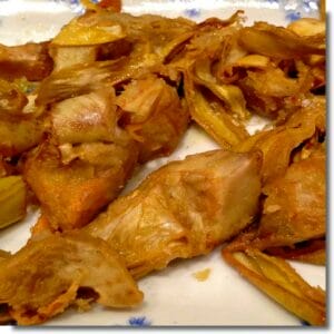 Artichokes à la juive or "carciofi alla giuda