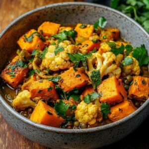 Aloo gobhi : patates douces et chou-fleur à l'indienne