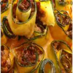 Cannelloni de courgettes à la bolognese végane