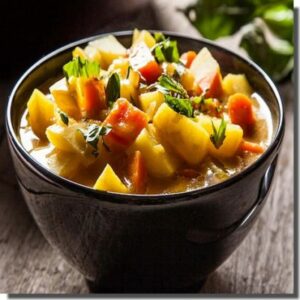 Curry de légumes au lait de coco